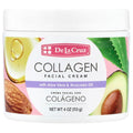 De La Cruz, Collagen Facial Cream With Aloe Vera & Avocado Oil, 4 oz (113 g)