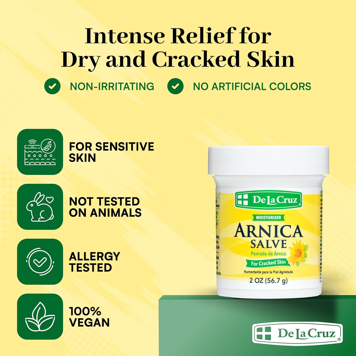 De La Cruz® Arnica Salve Moisturizer 2 OZ. (56.7 g)