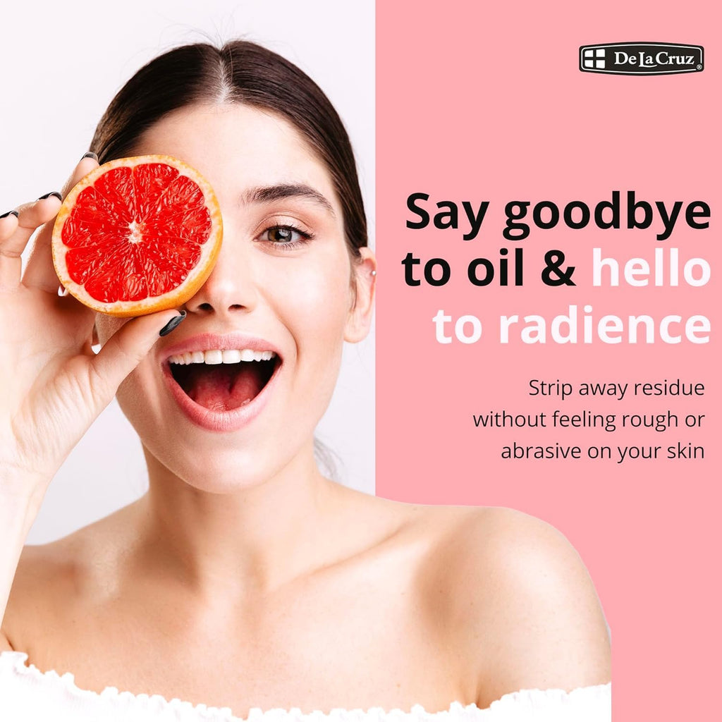 De La Cruz, Facial Scrub, Grapefruit, 6 oz (170 g)