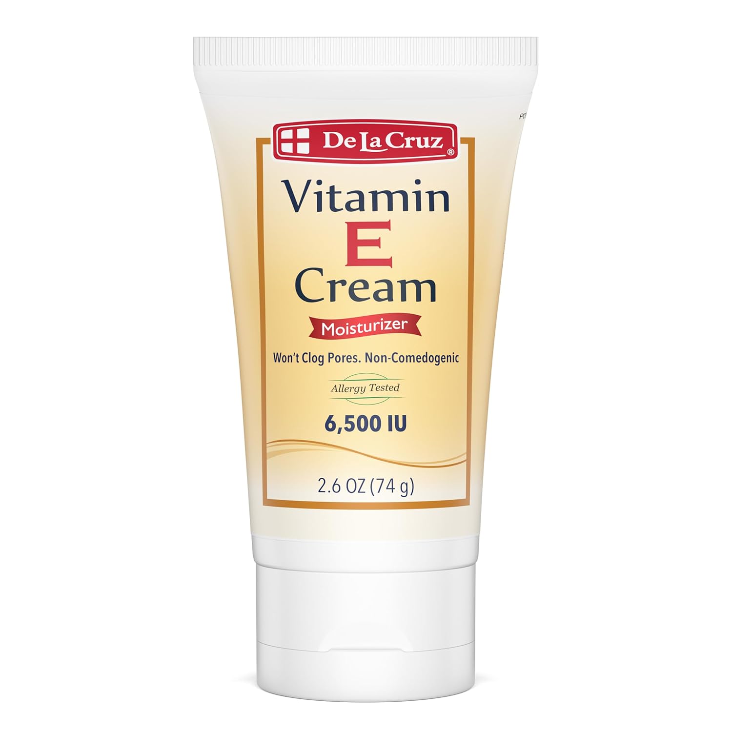 De La Cruz, Vitamin E Cream, Moisturiser, 2.6 oz (74 g)